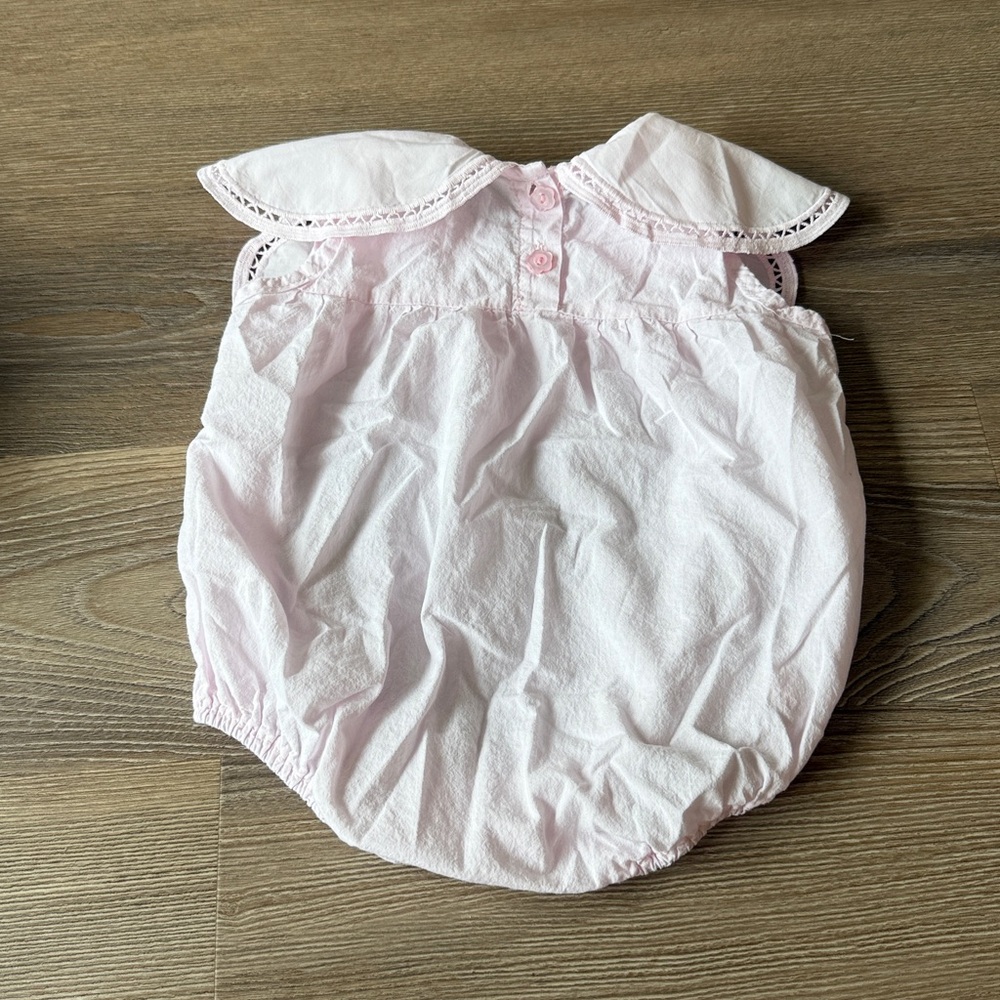 Mi piccolo baby girl flower bubble romper size 0-3 months